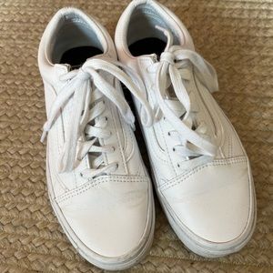 Vans Classic Tumble Old Skool in True White